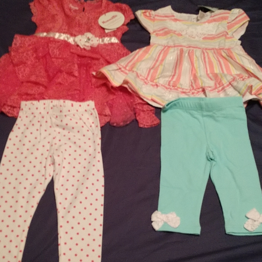 Two NWT 2t spring/summer outfit